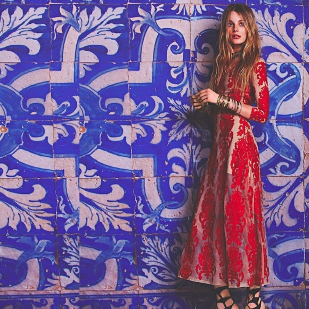 For Love and Lemons San Marcos Maxi Dress